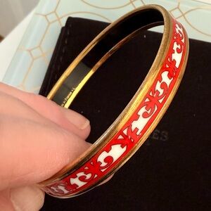 Hermes Enamel Bangle Bracelet